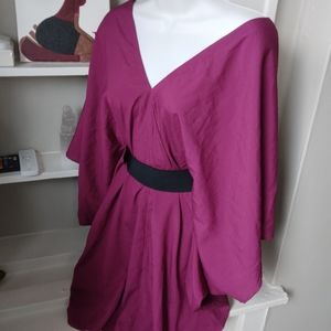 Top with elastic built in waistbelt
